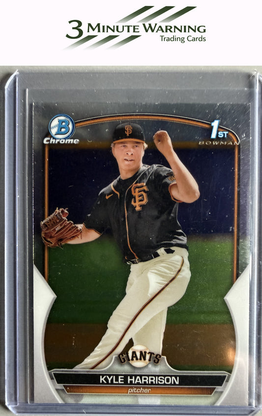 2023 Bowman #BCP-93 Kyle Harrison Chrome Prospects