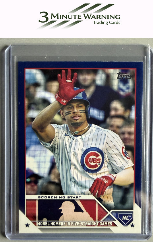 2023 Topps Update #US41 Scorching Start Royal Blue