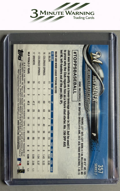 2018 Topps Milwaukee Brewers #MB-10 Josh Hader