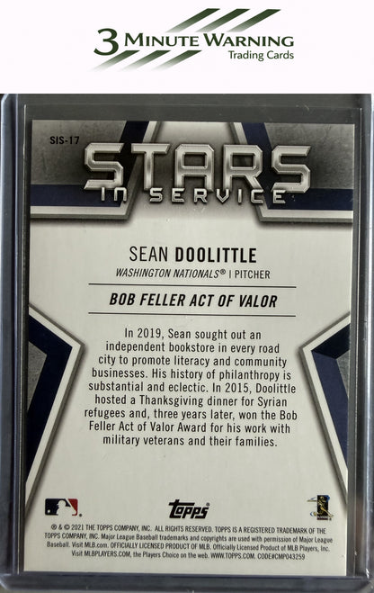 2021 Topps #SIS-17 Sean Doolittle Stars in Service