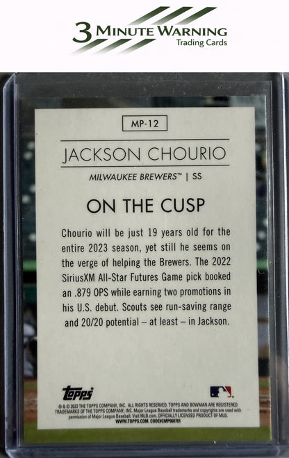 2023 Bowman #MP-12 Jackson Chourio Modern Prospects