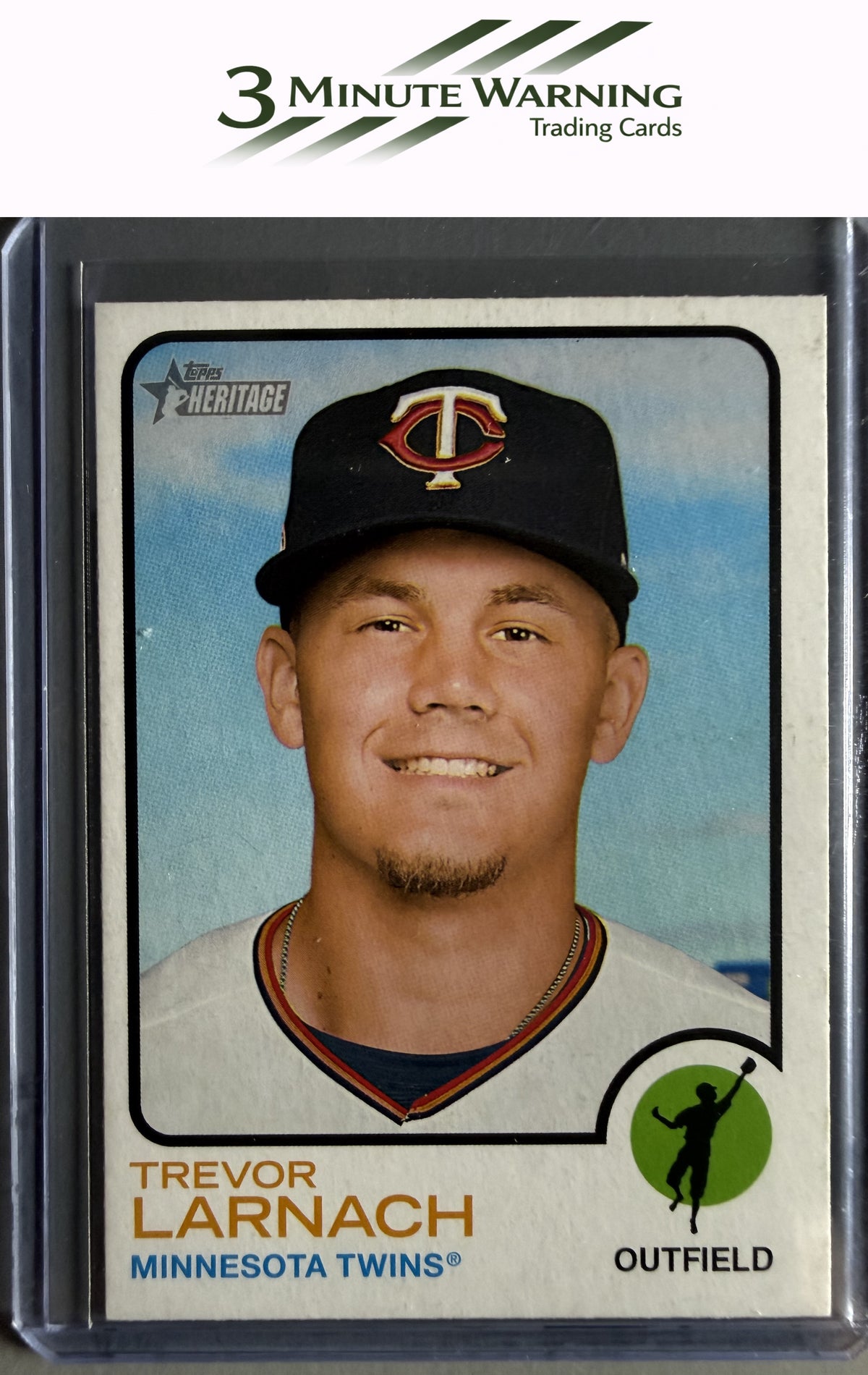 2022 Topps Heritage #557 Trevor Larnach