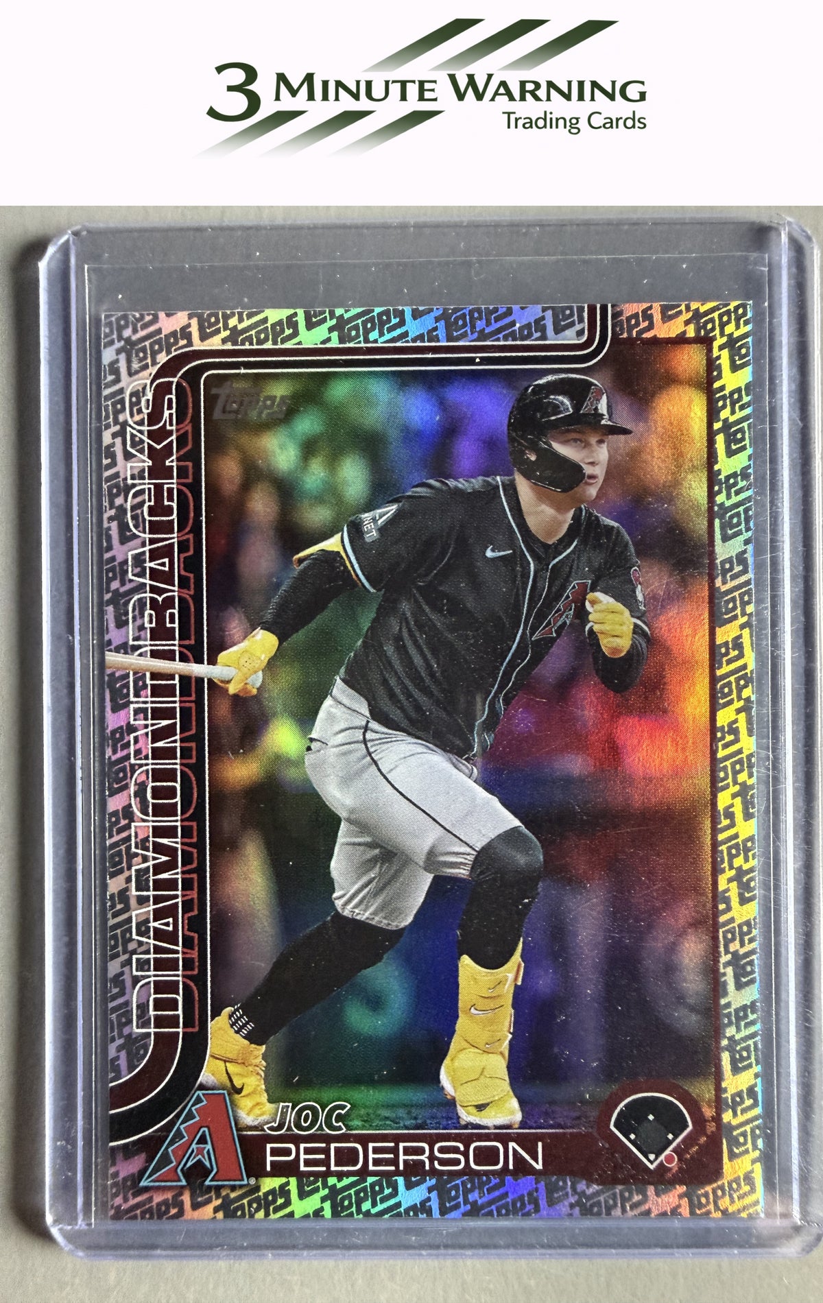 2025 Topps #127 Joc Pederson Topps Foil Pattern