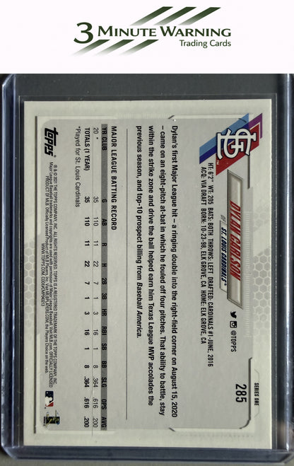 2021 Topps #285b Dylan Carlson
