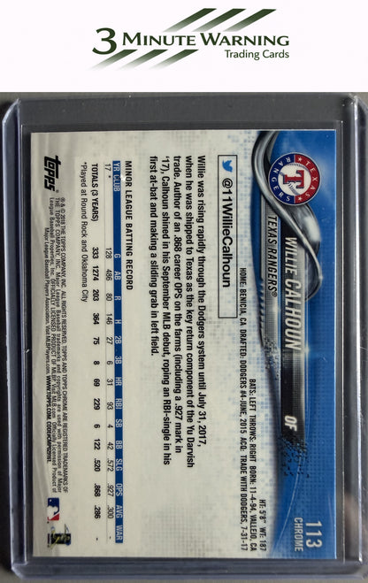 2018 Topps Chrome #113 Willie Calhoun