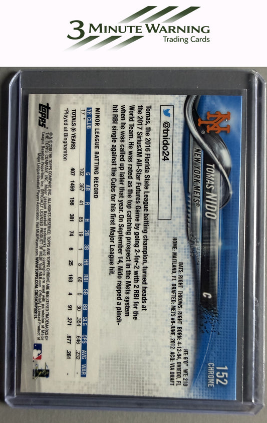 2018 Topps Chrome #152 Tomas Nido