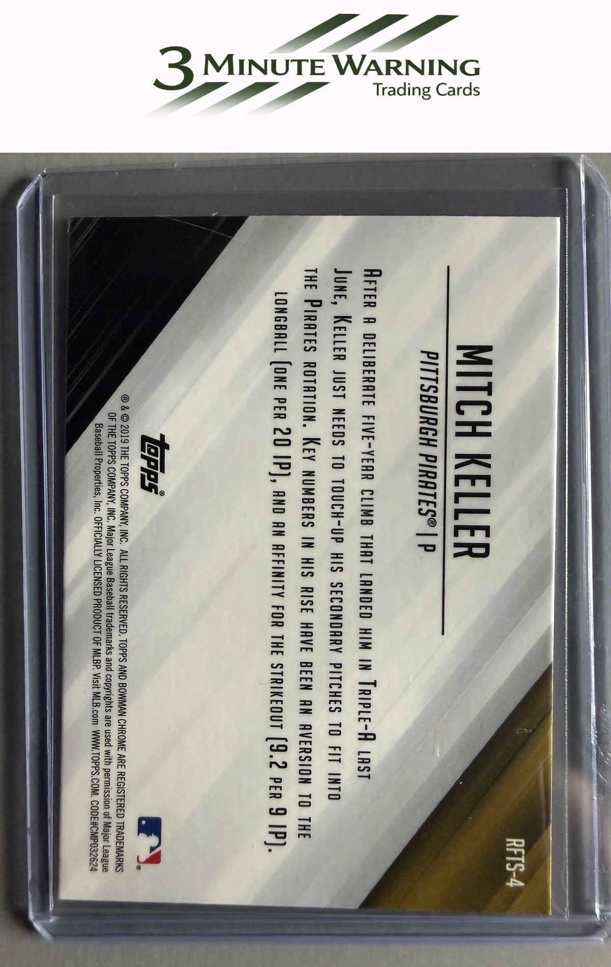 2019 Bowman #RFTS-4 Mitch Keller Ready for the Show
