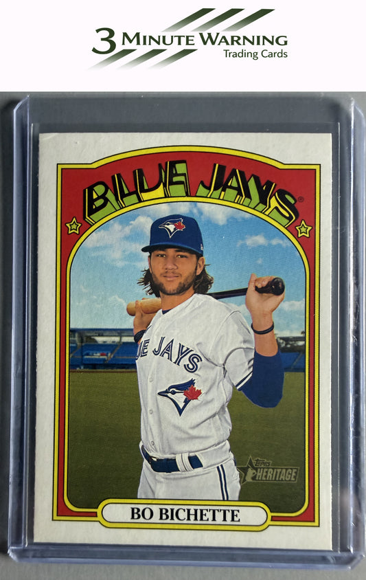 2021 Topps Heritage #293 Bo Bichette : Team Color