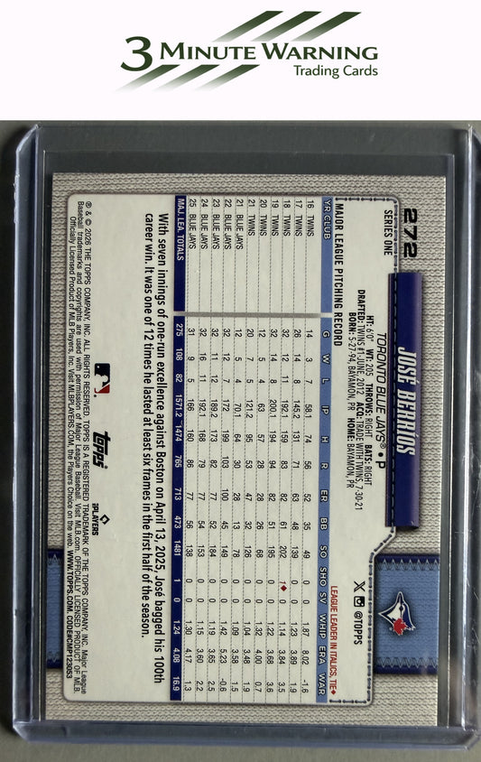 2026 Topps #272 José Berríos Sandglitter
