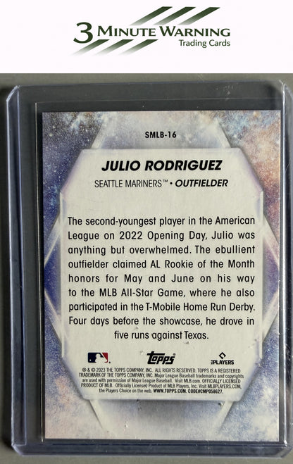 2023 Topps #SMLBC-16 Julio Rodriguez Stars of MLB Chrome