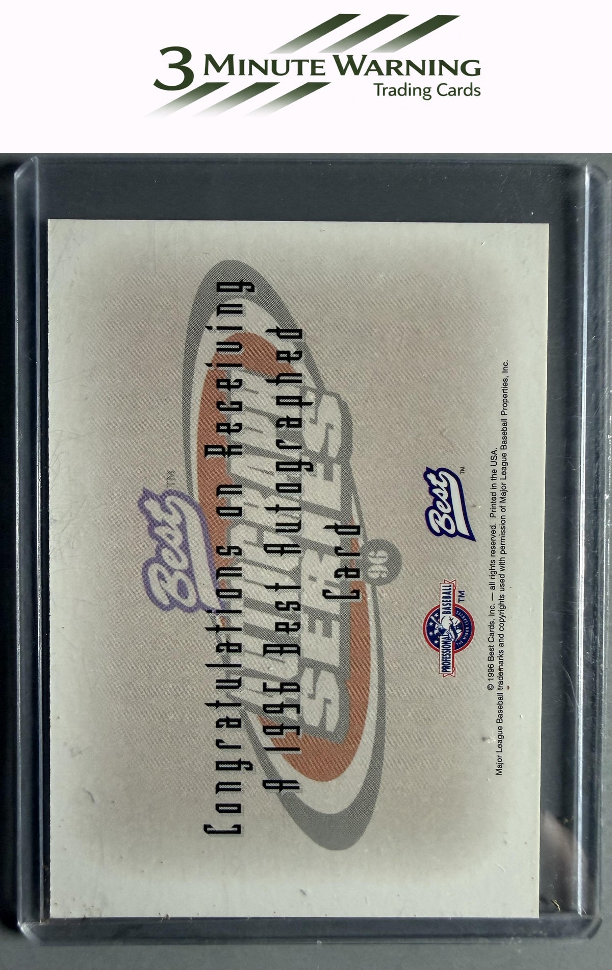 1996 Best - Autographs #NNO Jose Texidor
