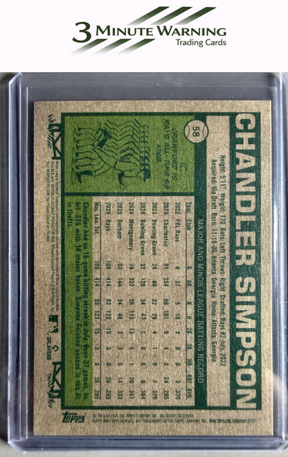 2026 Topps Heritage #58 Chandler Simpson