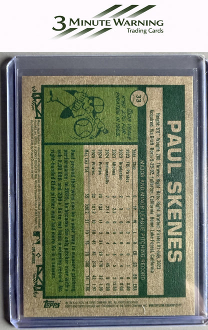 2026 Topps Heritage #33 Paul Skenes