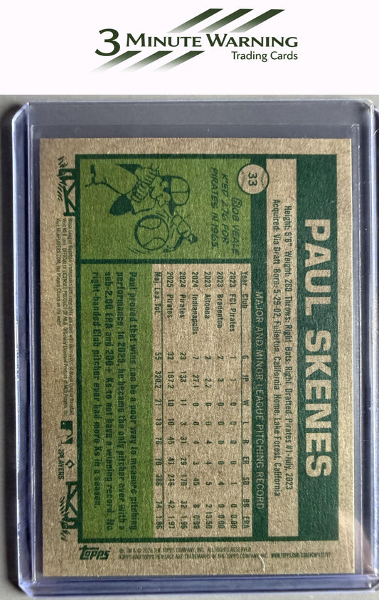 2026 Topps Heritage #33 Paul Skenes