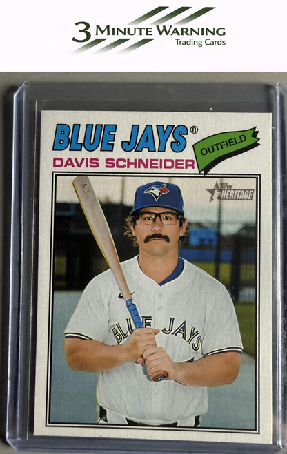 2026 Topps Heritage #224 Davis Schneider