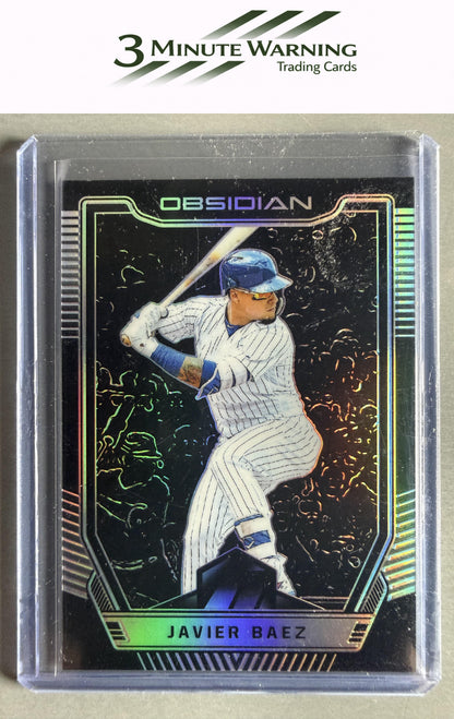 2019 Panini Chronicles #33 Javier Baez Obsidian