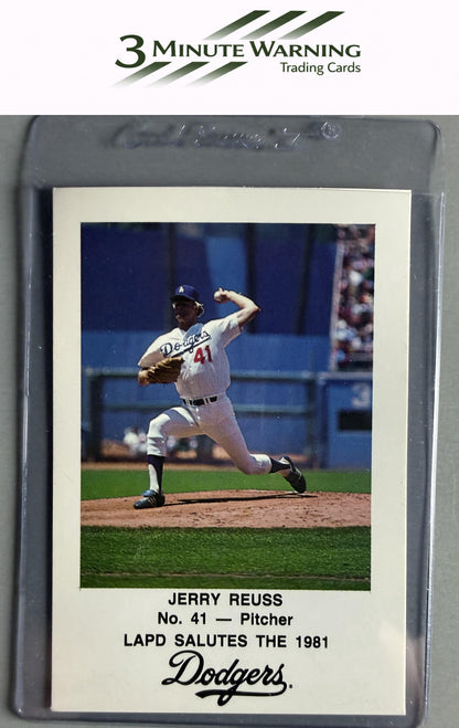 1981 Los Angeles Dodgers Police #NNO Jerry Reuss