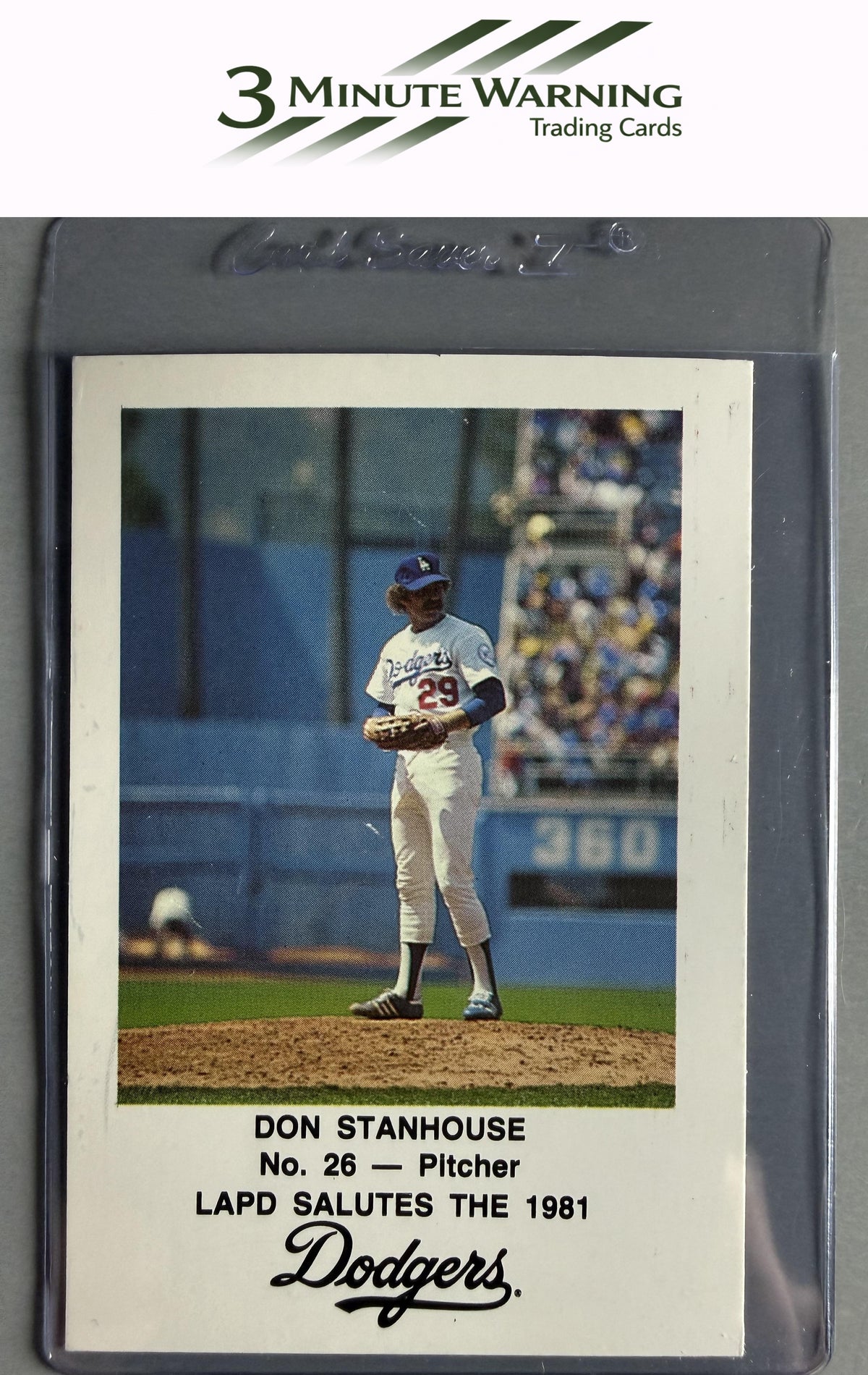 1981 Los Angeles Dodgers Police #NNO Don Stanhouse
