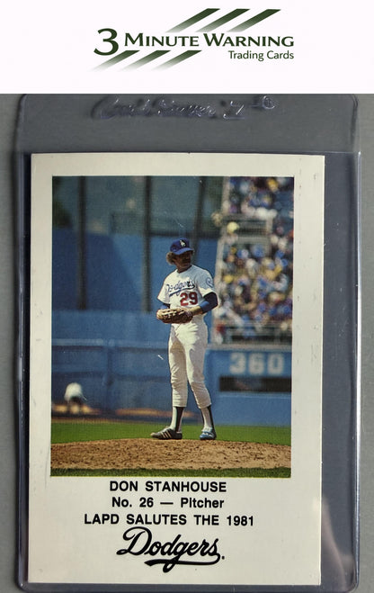 1981 Los Angeles Dodgers Police #NNO Don Stanhouse