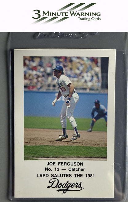 1981 Los Angeles Dodgers Police #NNO Joe Ferguson