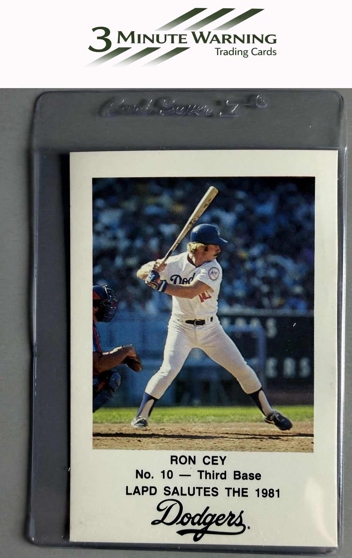 1981 Los Angeles Dodgers Police #NNO Ron Cey