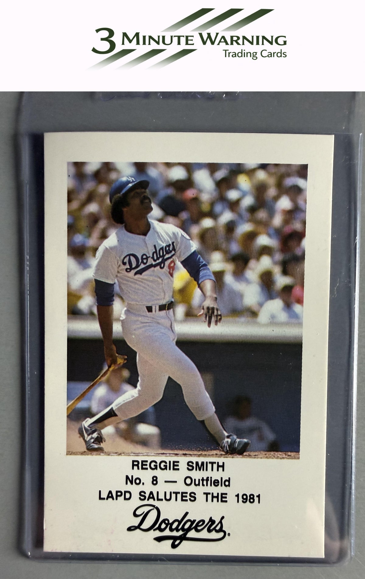 1981 Los Angeles Dodgers Police #NNO Reggie Smith