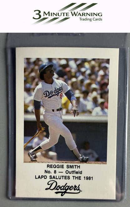 1981 Los Angeles Dodgers Police #NNO Reggie Smith