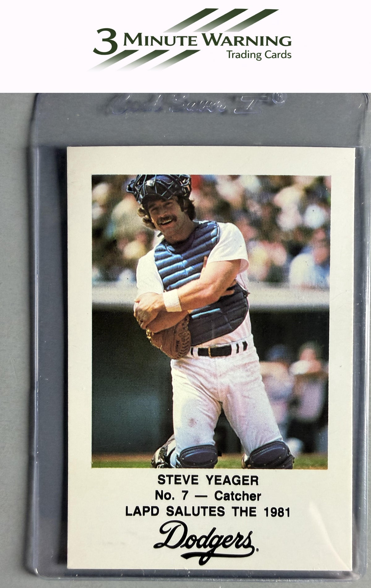 1981 Los Angeles Dodgers Police #NNO Steve Yeager