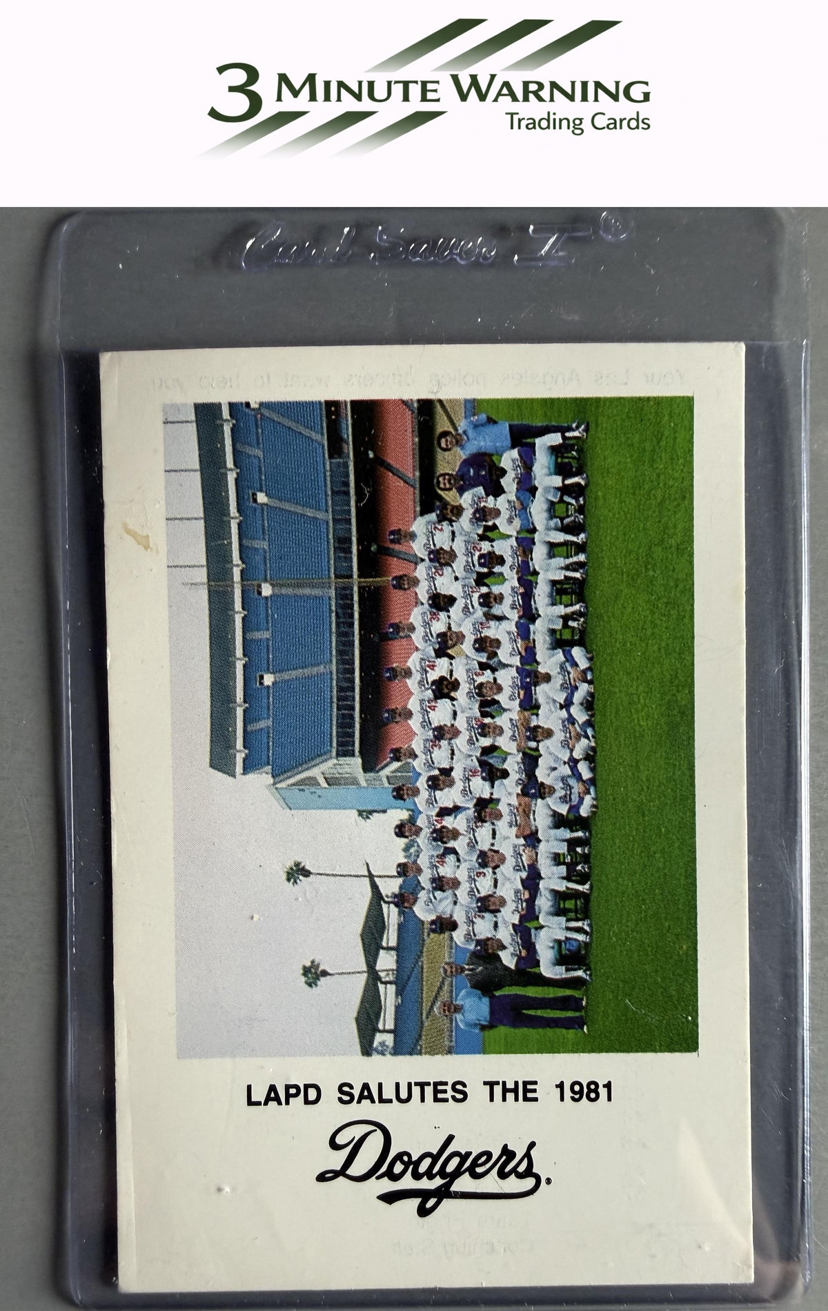 1981 Los Angeles Dodgers Police #NNO Team Photo