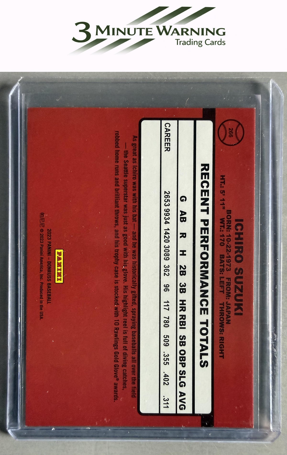 2023 Donruss #266b Ichiro