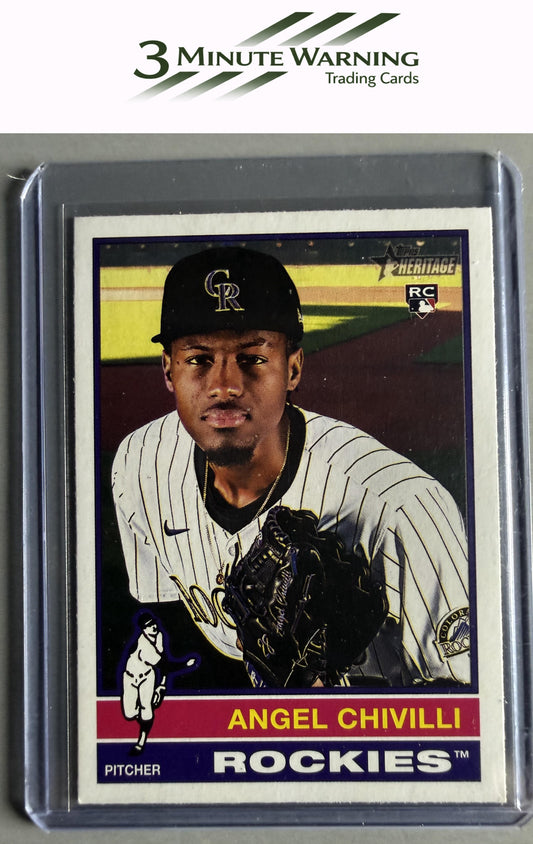 2025 Topps Heritage #230 Angel Chivilli