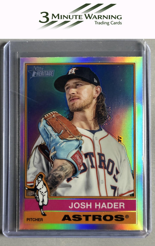 2025 Topps Heritage #313 Josh Hader Chrome Refractor