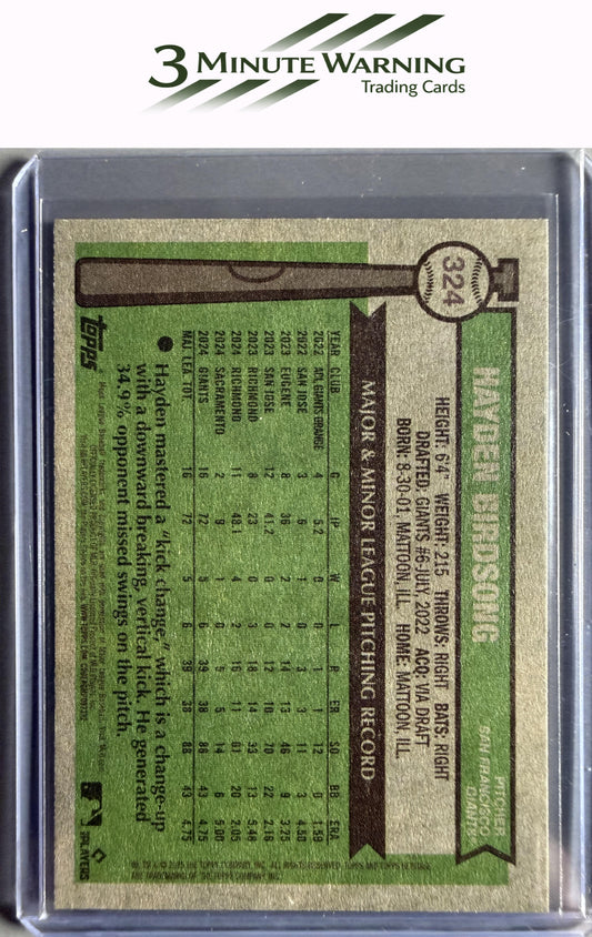 2025 Topps Heritage #324 Hayden Birdsong