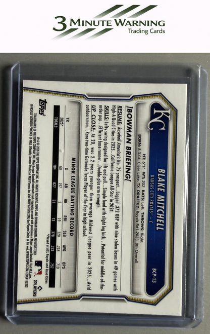 2026 Bowman #BCP-13 Blake Mitchell Chrome Prospects