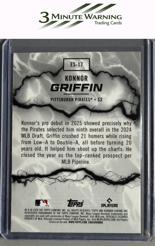2026 Bowman #ES-17 Konnor Griffin Electric Sluggers