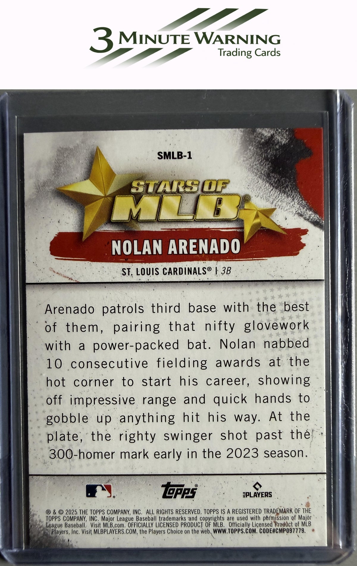 2025 Topps #SMLB-1 Nolan Arenado Stars of MLB