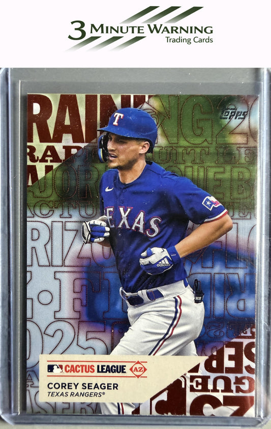 2025 Topps #TG-14 Corey Seager Training Grounds