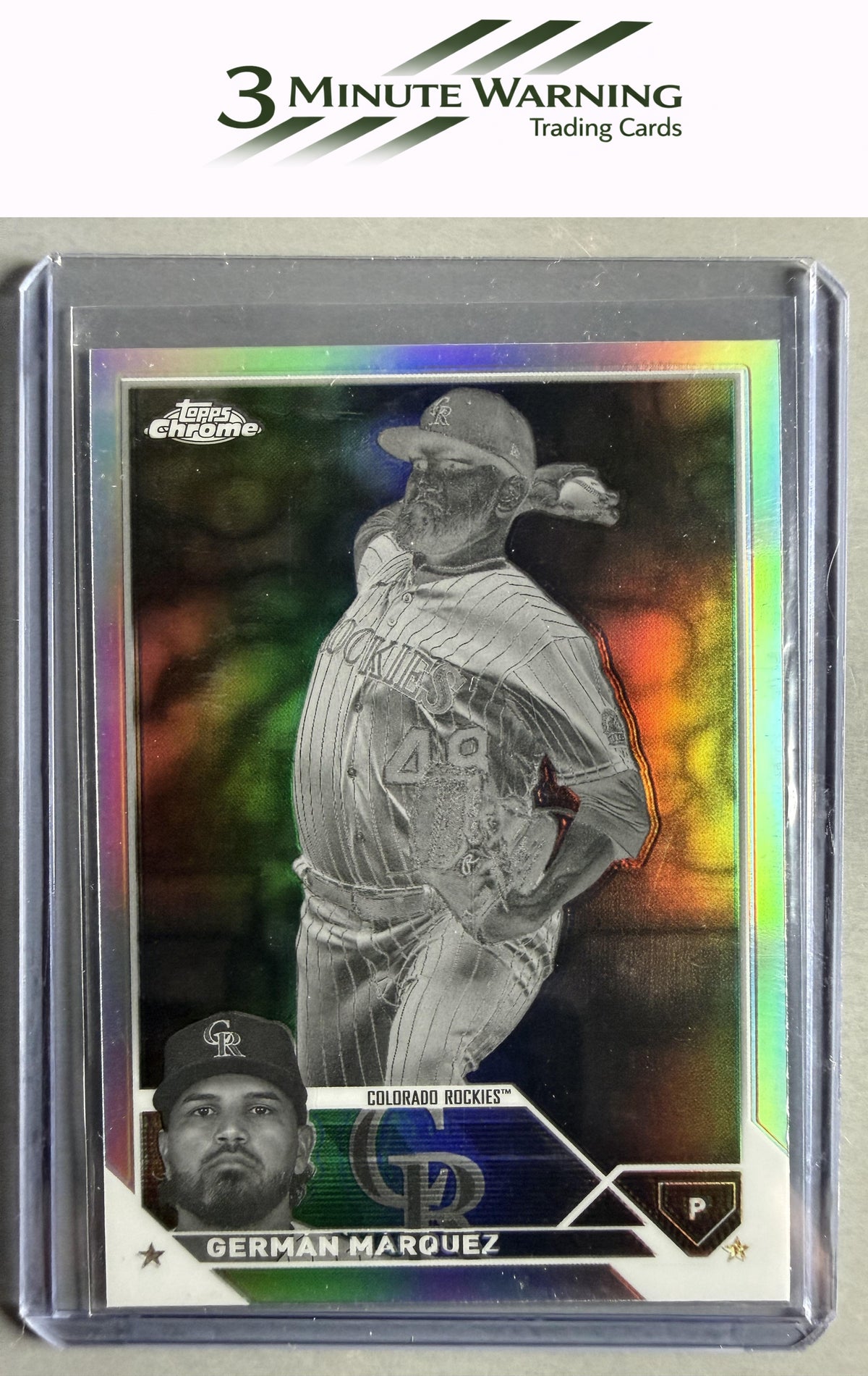 2023 Topps Chrome #202 Germán Márquez Negative Refractor