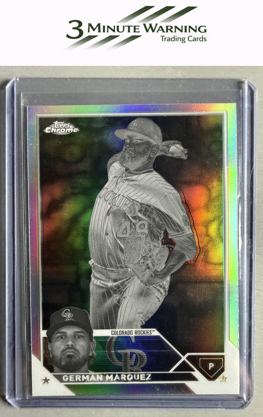 2023 Topps Chrome #202 Germán Márquez Negative Refractor