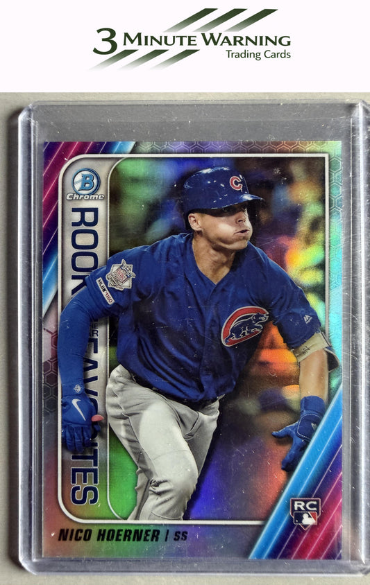 2020 Bowman #ROYF-NH Nico Hoerner Chrome Rookie of the Year Favorites