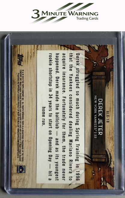 2019 Topps #GLG-18 Derek Jeter Grapefruit League Greats