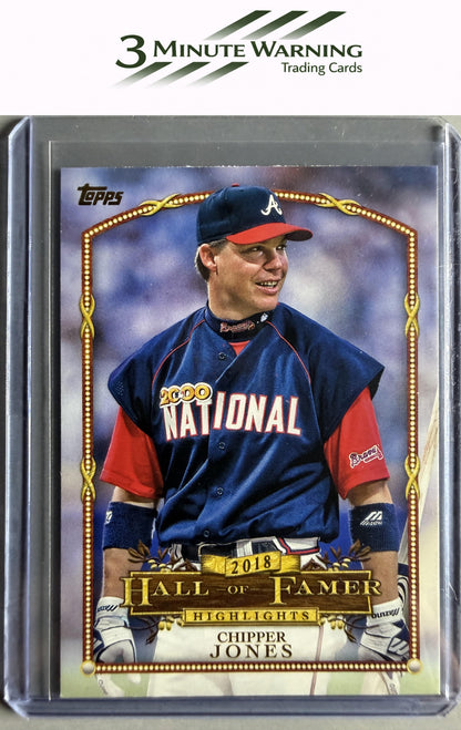 2018 Topps Update #HFH-5 Chipper Jones Hall of Famer Highlights : Legend