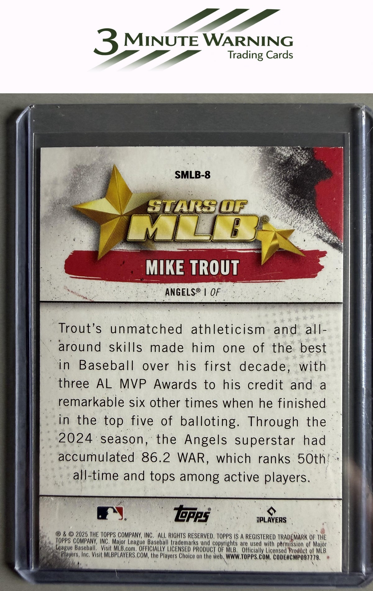 2025 Topps #SMLB-8 Mike Trout Stars of MLB