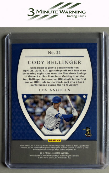 2018 Panini Chronicles #21 Cody Bellinger Crusade