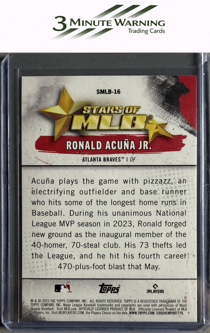 2025 Topps #SMLB-16 Ronald Acuna Jr. Stars of MLB