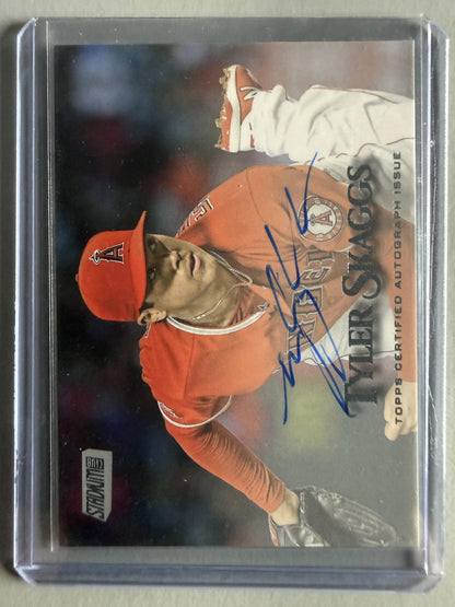 2019 Stadium Club #SCA-TS Tyler Skaggs Autographs
