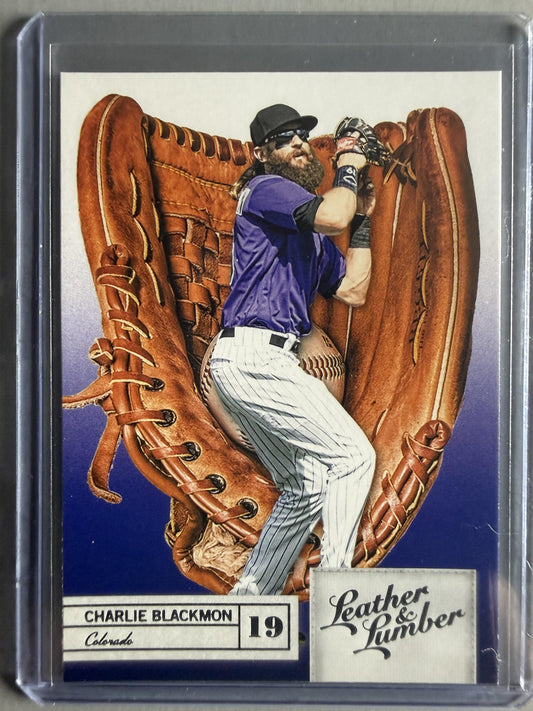 2019 Panini Leather & Lumber #47 Charlie Blackmon