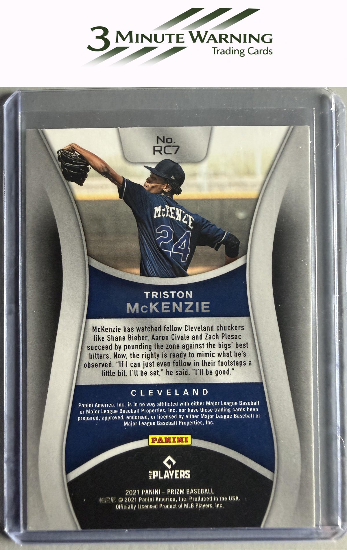 2021 Panini Prizm #RC7 Triston McKenzie Rookie Class