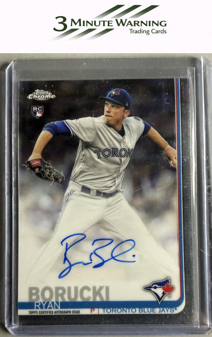 2019 Topps Chrome #RA-RBO Ryan Borucki Rookie Autographs