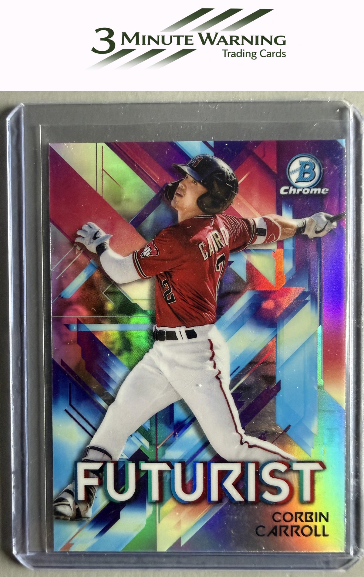 2021 Bowman #FUT-CC Corbin Carroll Chrome Futurist